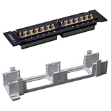 Buy 12port Professional Wallmount Cat5 Patch Panel 110 Type 568a b by StarTech
