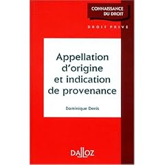 Appellation d'origine et indication de provenance