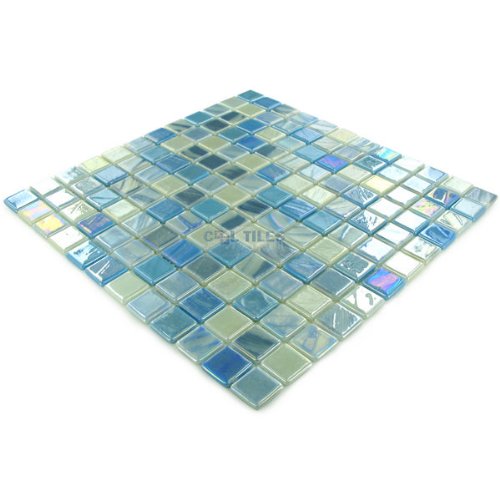 Image #3 of Mosaic mixes collection recycled glass tile