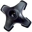 Quadruple Cane Tip - Uneven Terrain Walking Stick Base Stabilizing Device