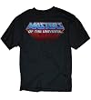 Masters of the Universe Retro Logo Adult Black T-Shirt