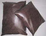 Faux Leather Pet Dog Cat Bed Bean Bag Cushion Antique Brown 28 x 36