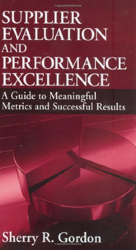 Supplier Evaluation & Performance Excellence