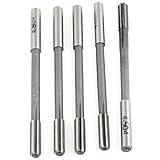 uxcell 機械リーマー　マシンリーマ　機械拡穴器　HSS　グレー　6　4.5mm　25mm　73mm　34g　5個入り