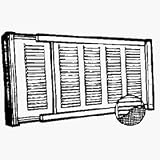 Thermwell #AWS1207 10x21-37 Louver Screen