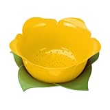 Rose Large Colander with Drip Plate (2-quart)