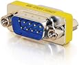C2G / Cables To Go 02782 DB9 M/M Serial RS232 Mini Gender Changer (Coupler)