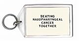 Beating Nasopharyngeal Cancer Together Keychain