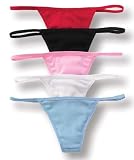 American Apparel Baby-Rib Thong Panty - 4313 - 5 Piece Set - Save On Shipping!