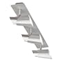 Eglo  87933A Skip-1, Brushed Aluminum and Chrome, 3-Light Spot Light Fixture