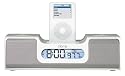 iHome iH5 Clock Radio for iPod (White)