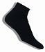 Thorlo Unisex Moderate Cushion Walking Mini Crew Sock,Black,Size 11-thorlo running socks-OnSale