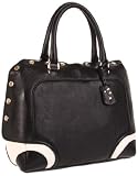 Furla Royal 681050 Satchel,Onyx/Latte/Onyx,One Size