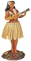 HULA GIRL DASHBOARD SHAKER BOBBLE WITH UKULELE