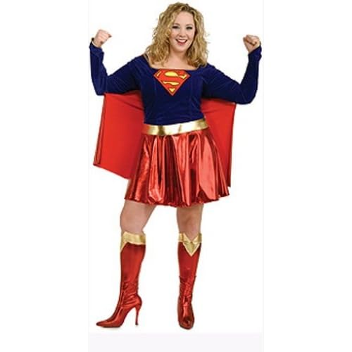DC Comics Secret Wishes Supergirl Plus Size Adult Costume