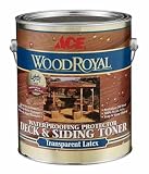ACE PAINT DIVISION 167M110-8 WOOD ROYAL EXTERIOR 100% ACRYLIC LATEX WATERPROOFING DECK AND SIDING TONER - 5 GALLON