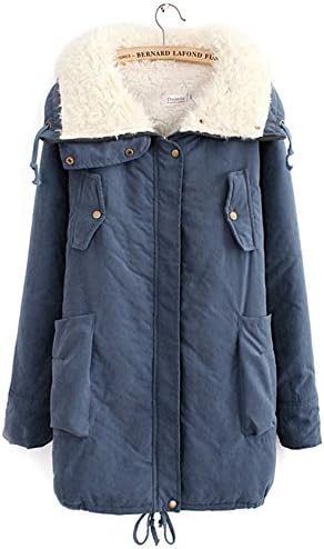 Women's Cotton-padded Coat Hooded Cashmere Wadded Jacket Plus Size MY1(Pink,1X)