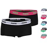 PUMA Damen Basic Mini Short 2er 4er 6er 8er Pack in vielen Farben