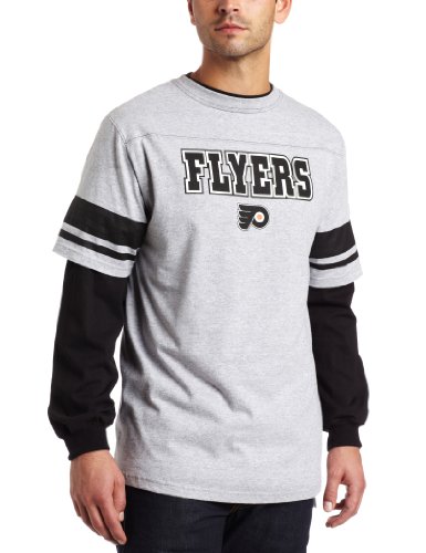 NHL Men's Philadelphia Flyers Option 3-In-1 Combo Pack (Grey, Medium)