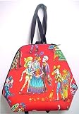 Party Skeletons Red Backpack Purse Skulls