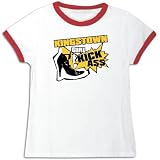 T-Shirt Ringer Woman White  Kingstown Girl ... Kick Ass !  St. Vincent & The Grenadines Capital