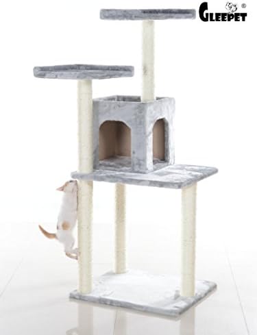 Durable Faux Fur Playful Cat Tree