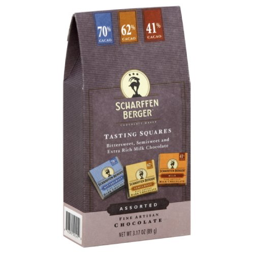 Scharrfenberger Assorted Tasting Squares, 3.17-ounces (Pack of 4)