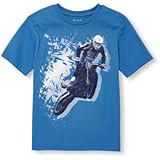 THE CHILDREN'S PLACE(ザ・チルドレンズプレイス) モトバイクグラフィックティ ハッピーブルー トップス半袖Tシャツ 5～6歳【並行輸入】