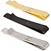 GQ Approved Tie Bar Clip Clasp w/Patented Clips and Stay Tech - 3 Pack w/Matte Silver,Gold & Black The 1-Step Solution to Instant FREE Sophistication for Men-Combine with Cufflinks, Tack or Money Bars