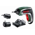 Bosch IXO Cordless Lithium-Ion Screwdriver with Right Angle Adapter and Easy-Reach Adapter