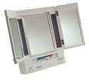Jerdon JGL9W 5X Magnification Tri-fold Lighted Mirror