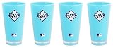 MLB Tampa Bay Rays 20-Ounce Insulated Tumbler 4 Pack