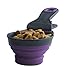 Dexas Popware for Pets Collapsible KlipScoop, 1 Cup Capacity, Gray/Purple