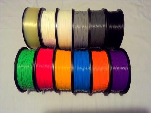 Filament Outlet Random Color ABS 1.75mm 3D Printer Filament 1kg (2.2lbs) spool USA *Read Description*