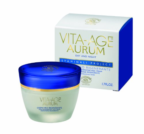 Lungavita Vita Age Aurum Stems Regenerating Face Cream, 1.7 Fluid Ounce(Pack of 2)