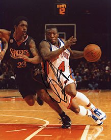 Nate Robinson Autographed / Signed New York Knicks Basketball 8x10 Photo