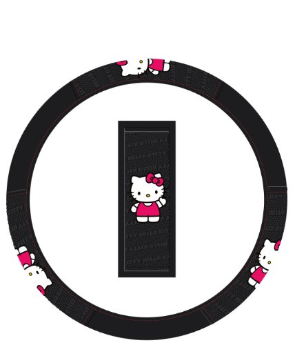 Hello Kitty Sanrio Waving Car Steering Wheel Cover