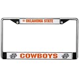 Oklahoma State Cowboys Chrome License Plate Frame