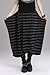 ellazhu Baggy Harem Hippie Horizental Stripe Pants Trouser OneSize GY104 Black Grey