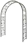 Austram Vintage Zinc-Plated Steel Arbor, Antique Green - 60" x 16" x 88"