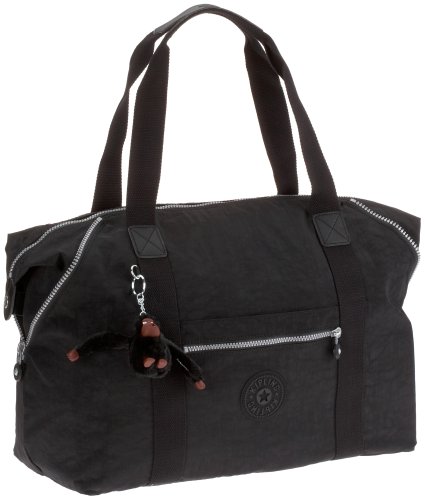 Kipling Art M Black Medium Travel Tote