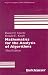 Books : Mathematics for the Analysis of Algorithms (Progress in Computer Science and Applied Logic (PCS))