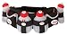 FuelBelt Trail Runner 4 Bottle Belt, Black