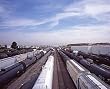 Train Yard, Los Angeles Photograph - Beautiful 16"x20" Photographic Print by Carol M. Highsmith