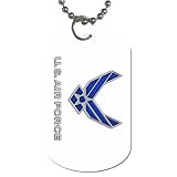 2 Sided Dog Tag of U.S. Air Force Logo (United States Air Force)