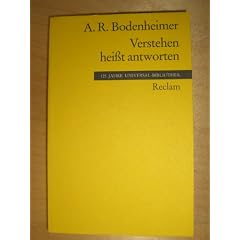 Verstehen hei�t antworten