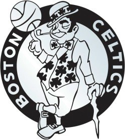 Boston Celtics Silver Auto Emblem