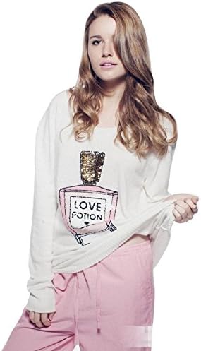 Sweater Sexy Wildfox Perfume Bottle Sweater LOVE POTION Pink