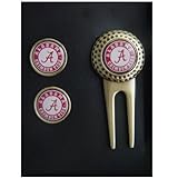 Alabama Crimson Tide A Divot Golf Ball Marker Set