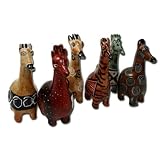 1 Tiny Giraffe Statue African Animals Art Stone Sculpture Safari Decor Gifts